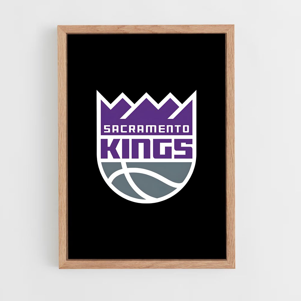 ap-sacramento kings-5 cadre Bois clair
