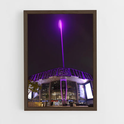 ap-sacramento kings-6 cadre Bois foncé