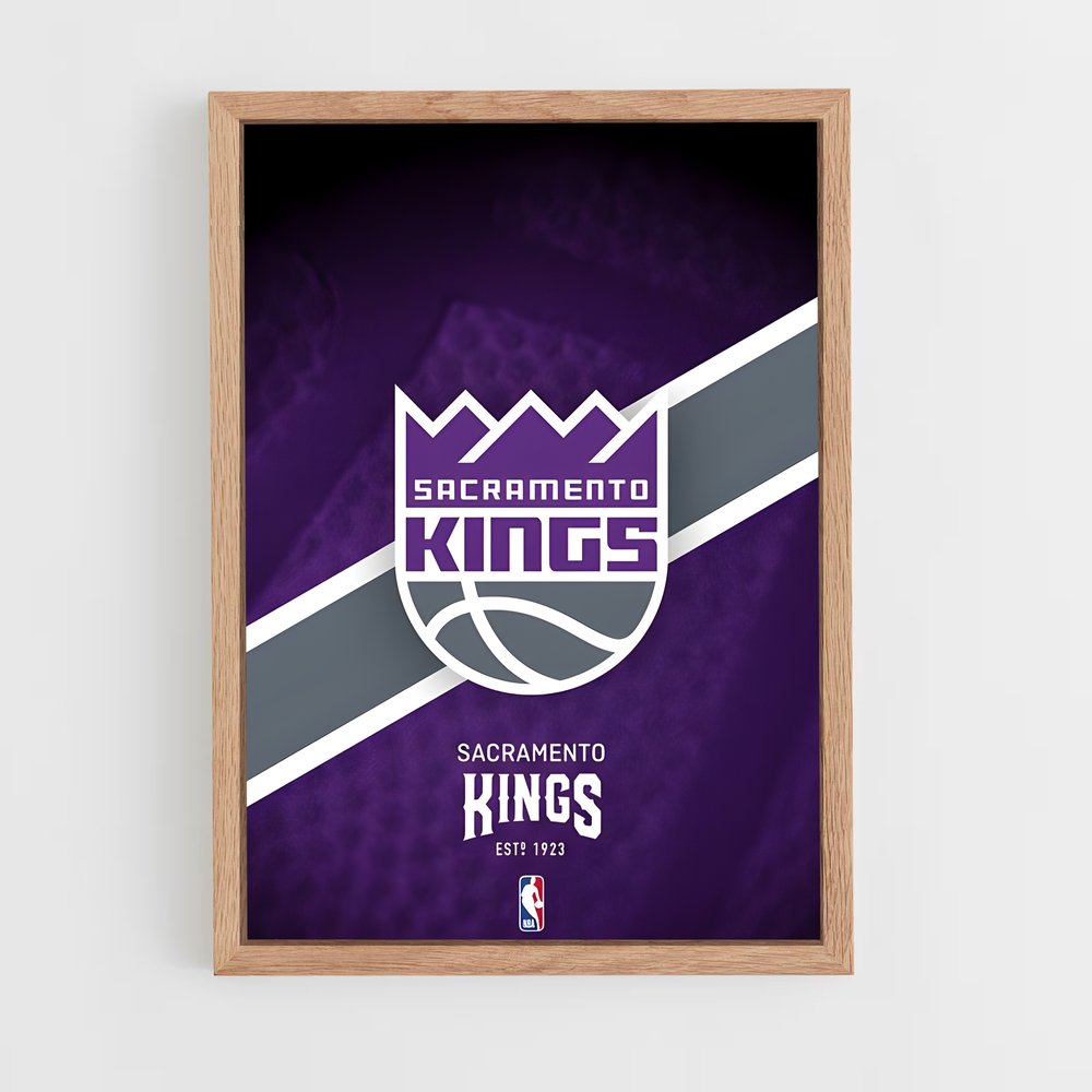 ap-sacramento kings-7 cadre Bois clair