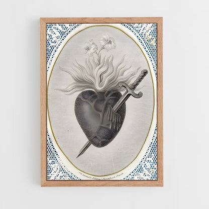 ap-sacred heart-3 cadre Bois clair
