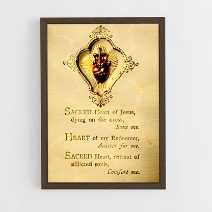 ap-sacred heart-7 cadre Bois foncé