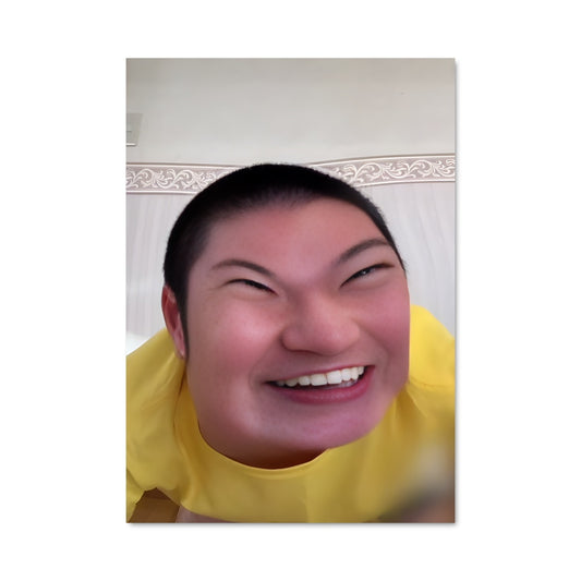 Poster Sourire Jaune