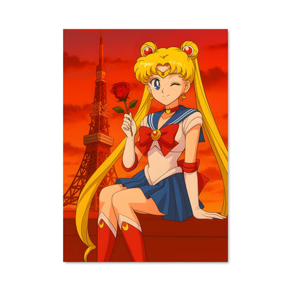 Poster Rose et Légende