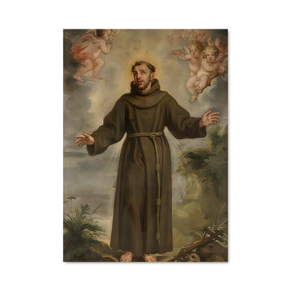 Poster Saint François en Méditation