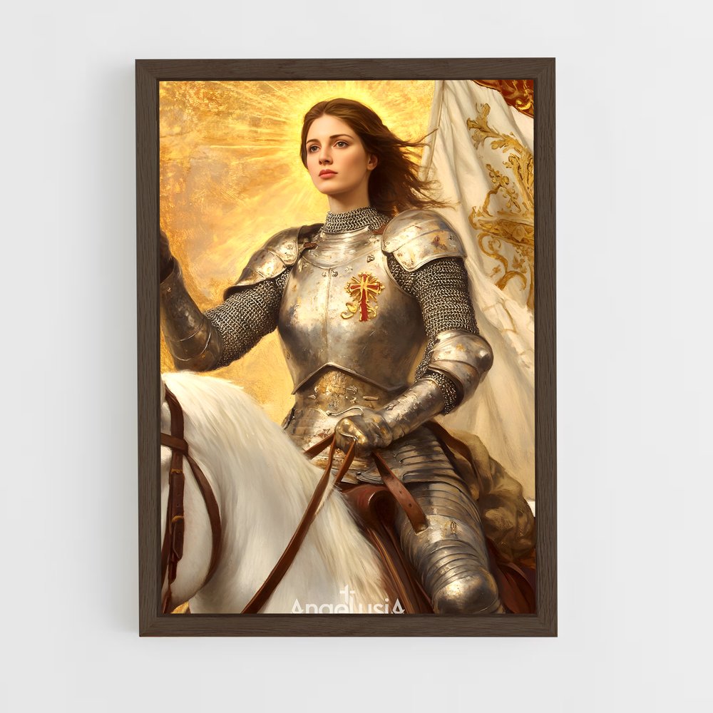 ap-saint joan of arc-3 cadre Bois foncé