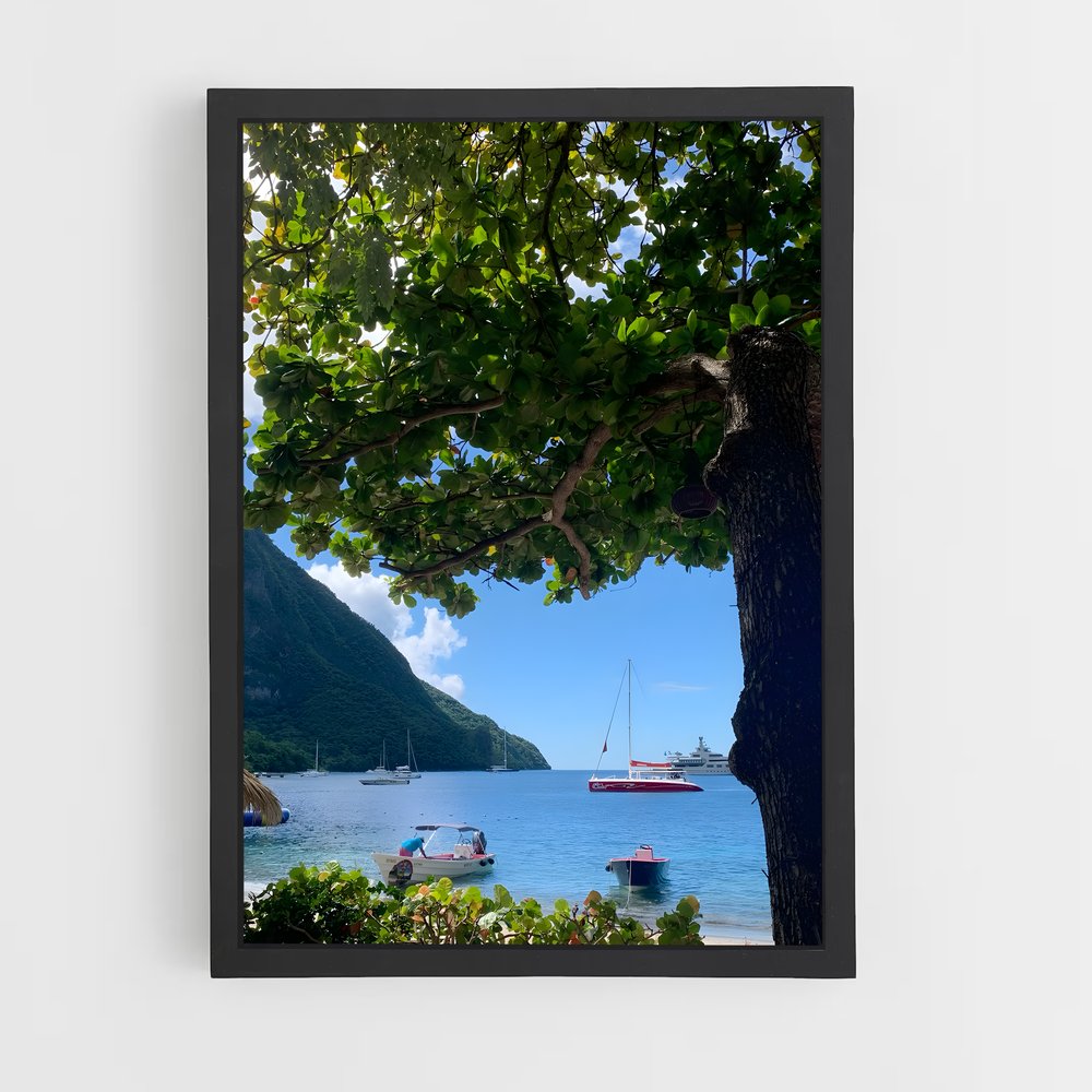 ap-saint lucia-1 cadre Noir