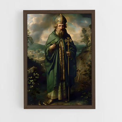 ap-saint patrick-1 cadre Bois foncé