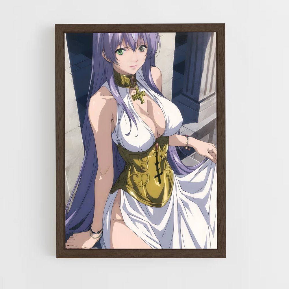 ap-saint seiya-1 cadre Bois foncé