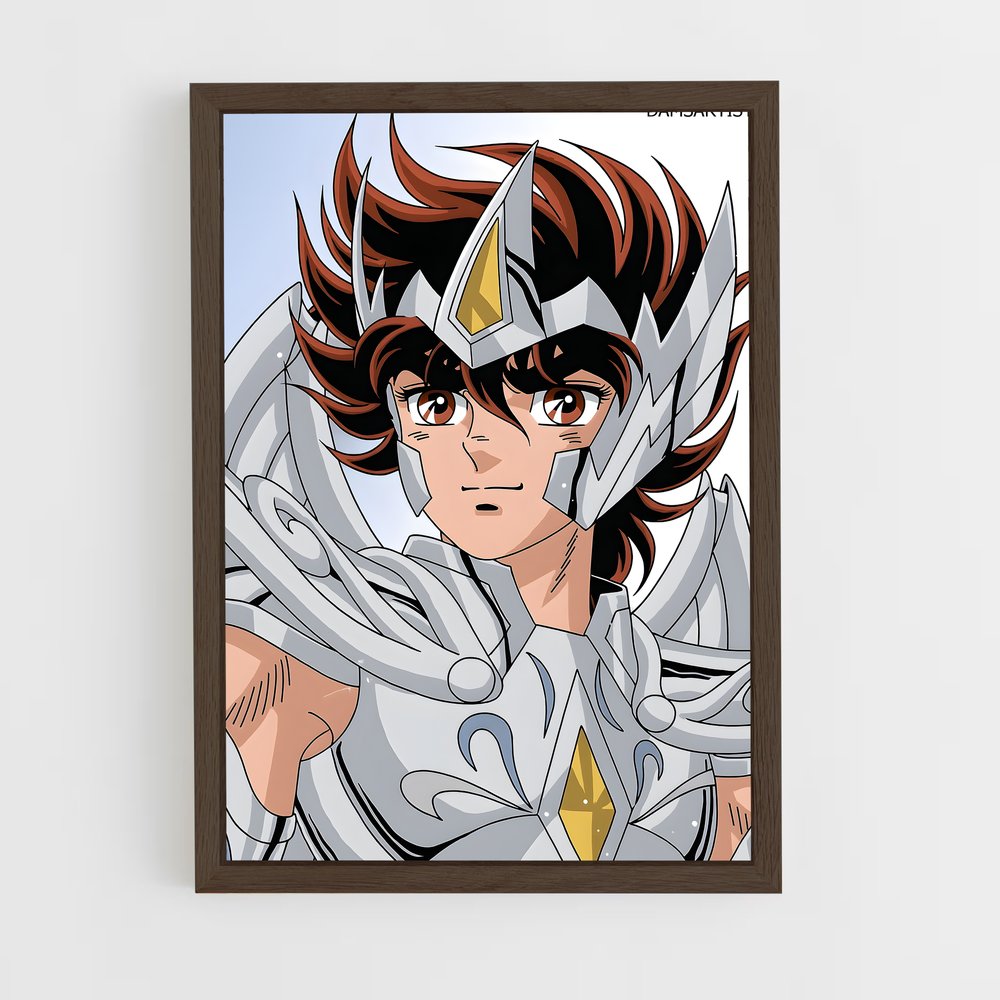 ap-saint seiya-2 cadre Bois foncé