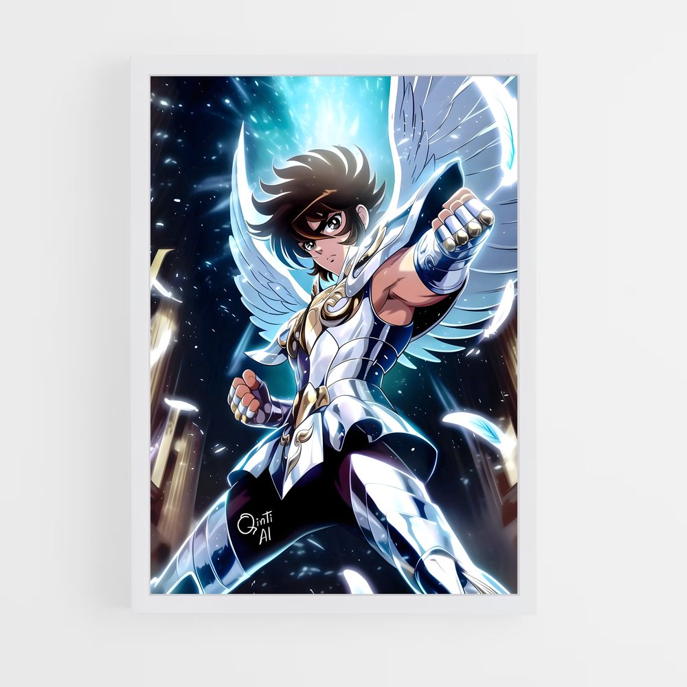 ap-saint seiya-4 cadre Blanc