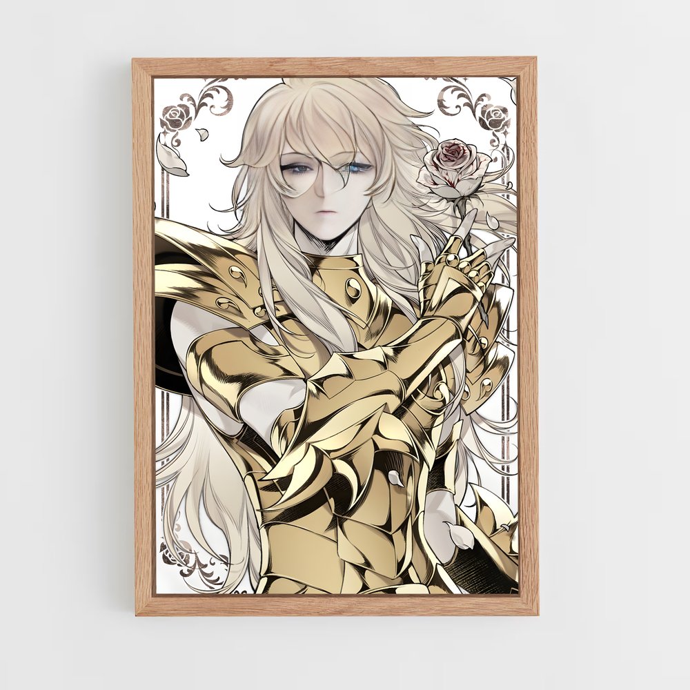 ap-saint seiya-9 cadre Bois clair