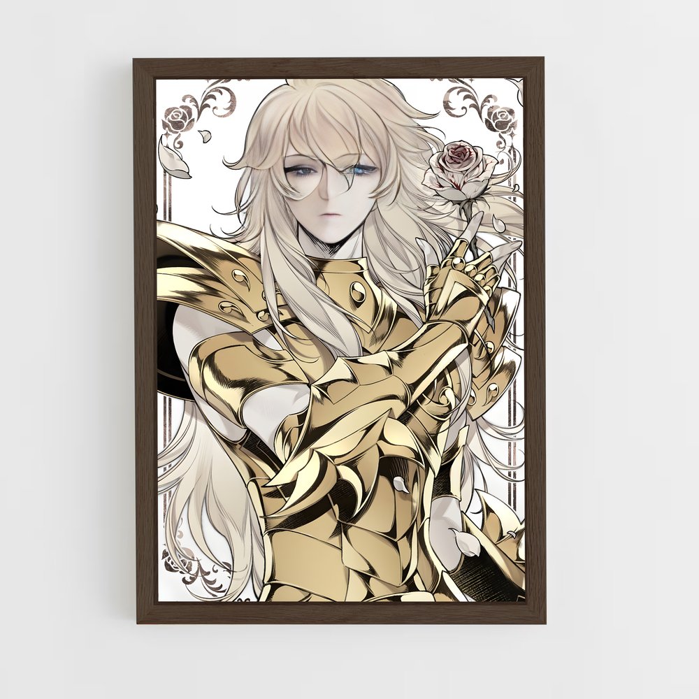 ap-saint seiya-9 cadre Bois foncé