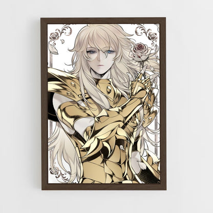 ap-saint seiya-9 cadre Bois foncé
