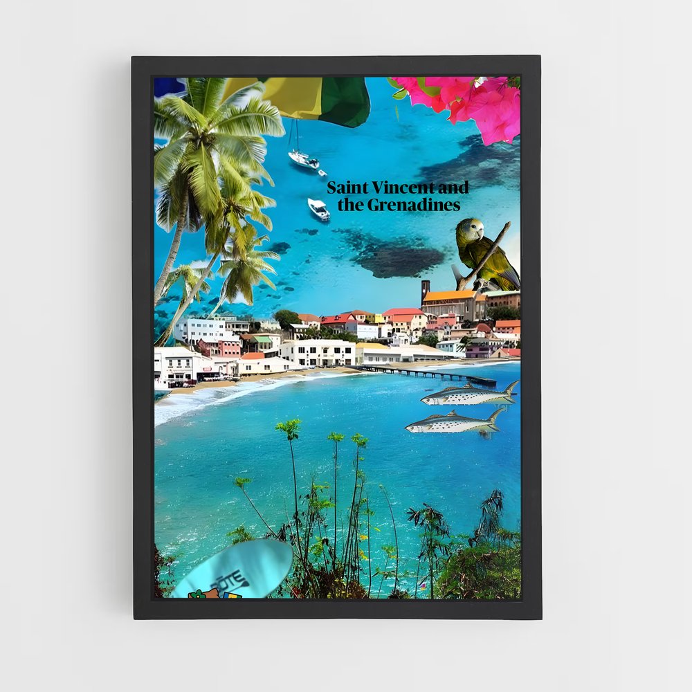 ap-saint vincent and the grenadines-5 cadre Noir
