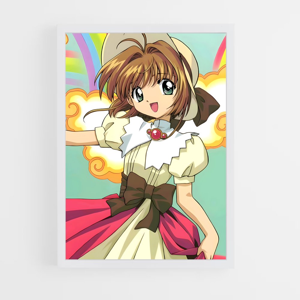 ap-sakura kinomoto-10 cadre Blanc