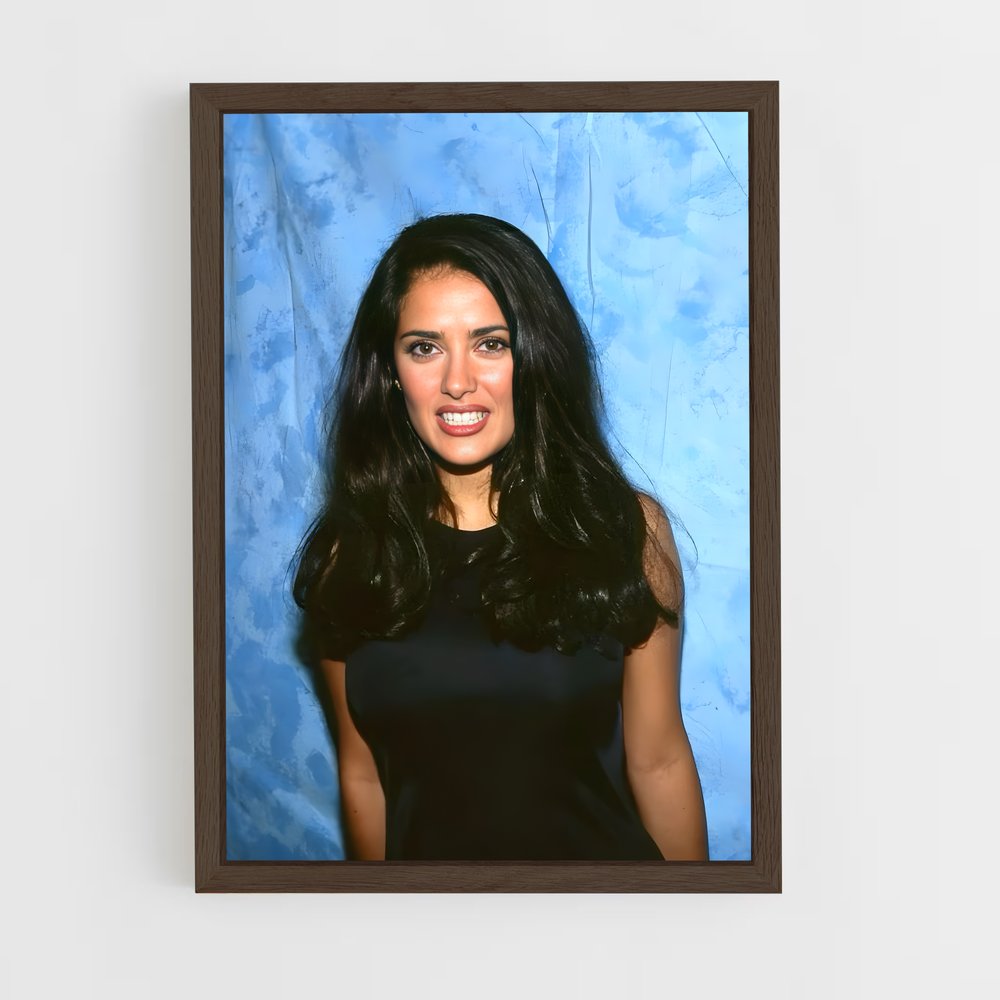 ap-salma hayek-3 cadre Bois foncé