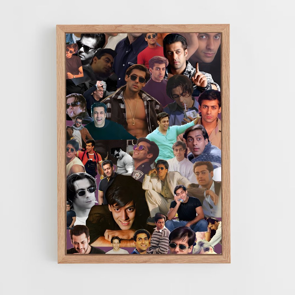 ap-salman khan-4 cadre Bois clair