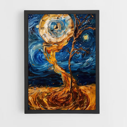 ap-salvador dali-4 cadre Noir