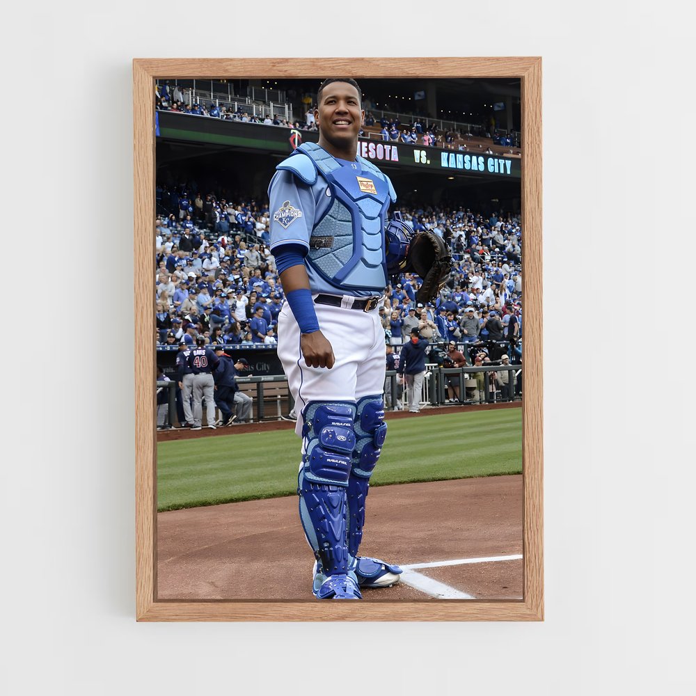 ap-salvador perez-5 cadre Bois clair