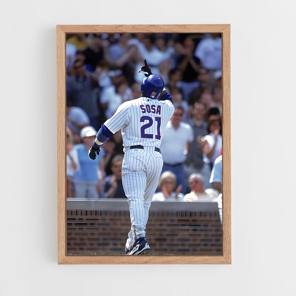 ap-sammy sosa-4 cadre Bois clair