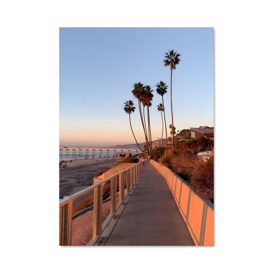 Poster Coucher de Soleil à San Diego