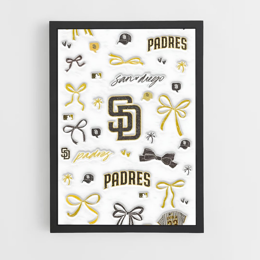 ap-san diego padres-9 cadre Noir