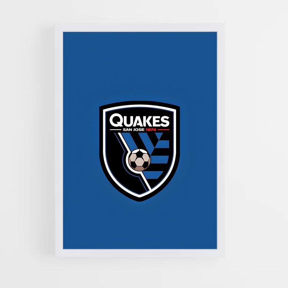 ap-san jose earthquakes-1 cadre Blanc