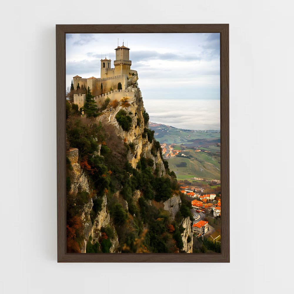 ap-san marino-4 cadre Bois foncé