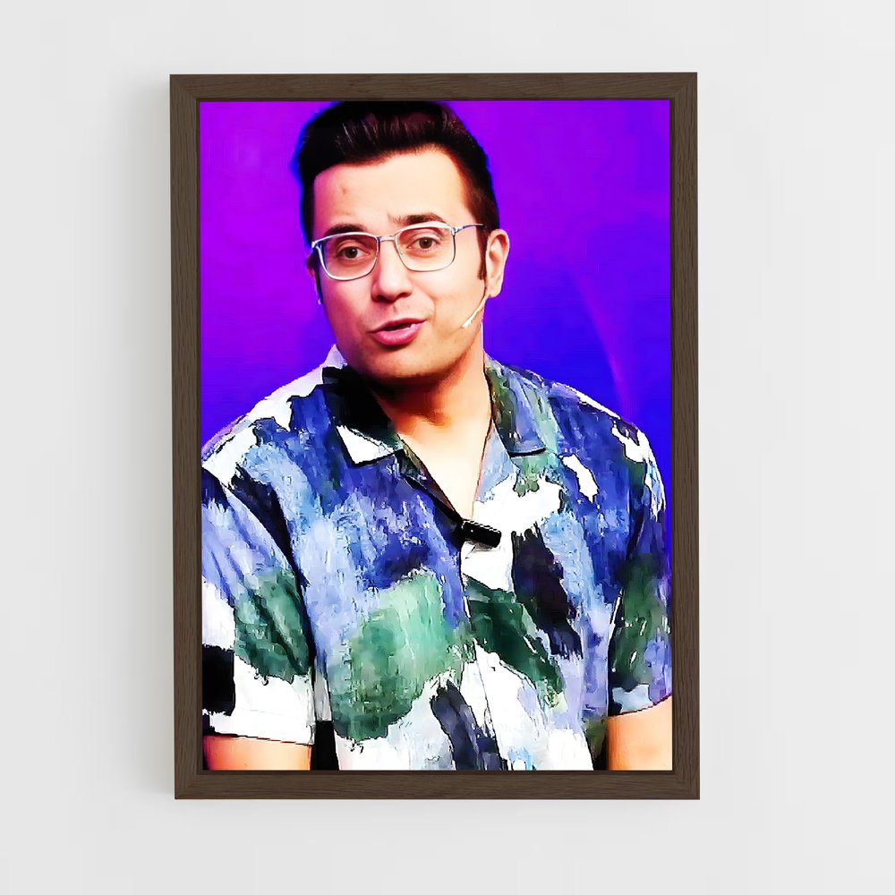 ap-sandeep maheshwari-3 cadre Bois foncé