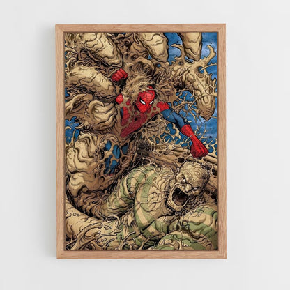 ap-sandman spider-man-4 cadre Bois clair