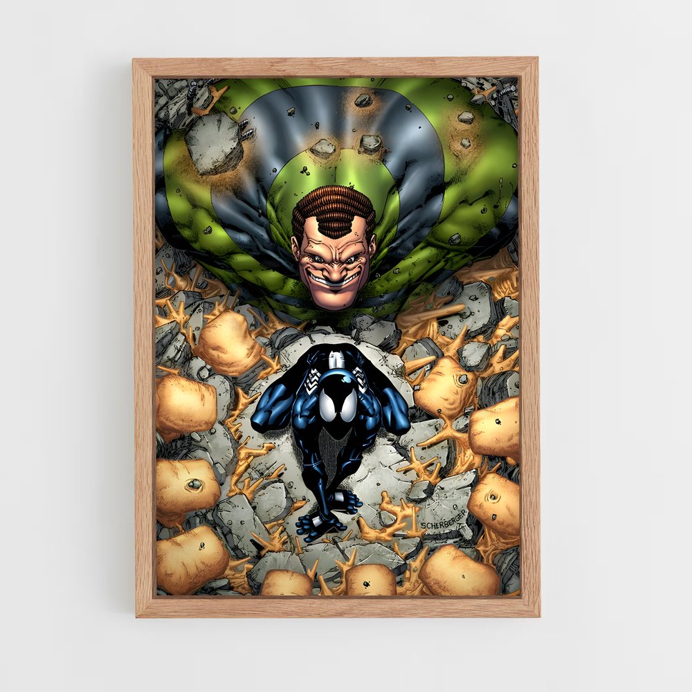 ap-sandman spider-man-5 cadre Bois clair
