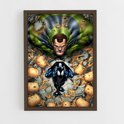 ap-sandman spider-man-5 cadre Bois foncé