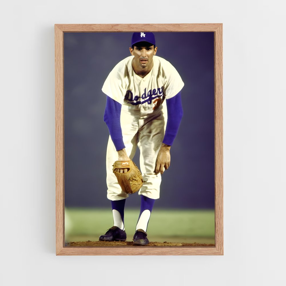 ap-sandy koufax-1 cadre Bois clair