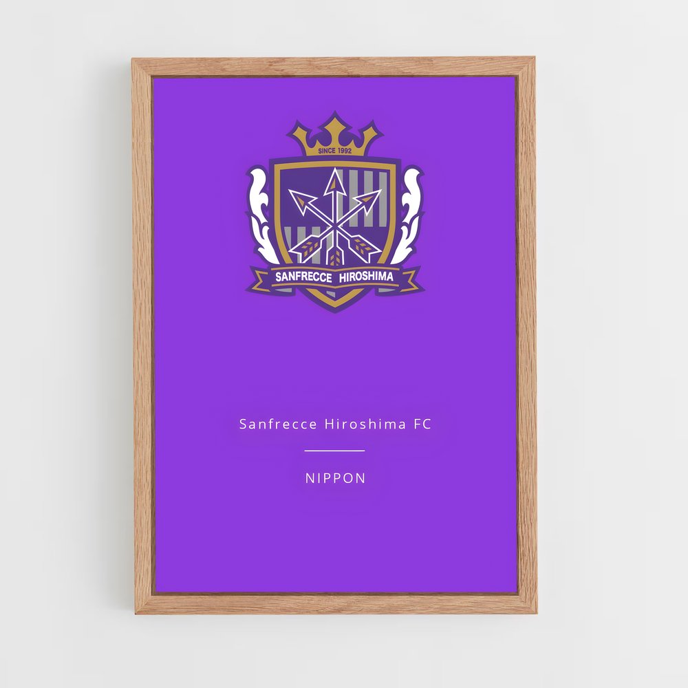 ap-sanfrecce hiroshima-5 cadre Bois clair