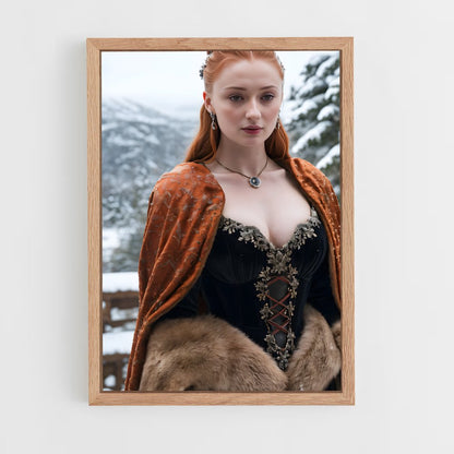 ap-sansa stark-1 cadre Bois clair