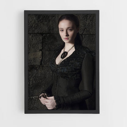 ap-sansa stark-10 cadre Noir
