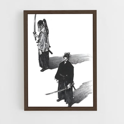 ap-sasaki kojiro-6 cadre Bois foncé