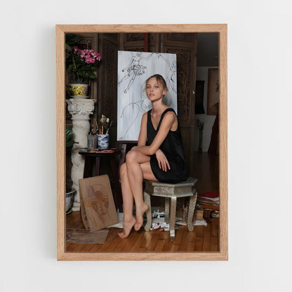 ap-sasha pivovarova-7 cadre Bois clair