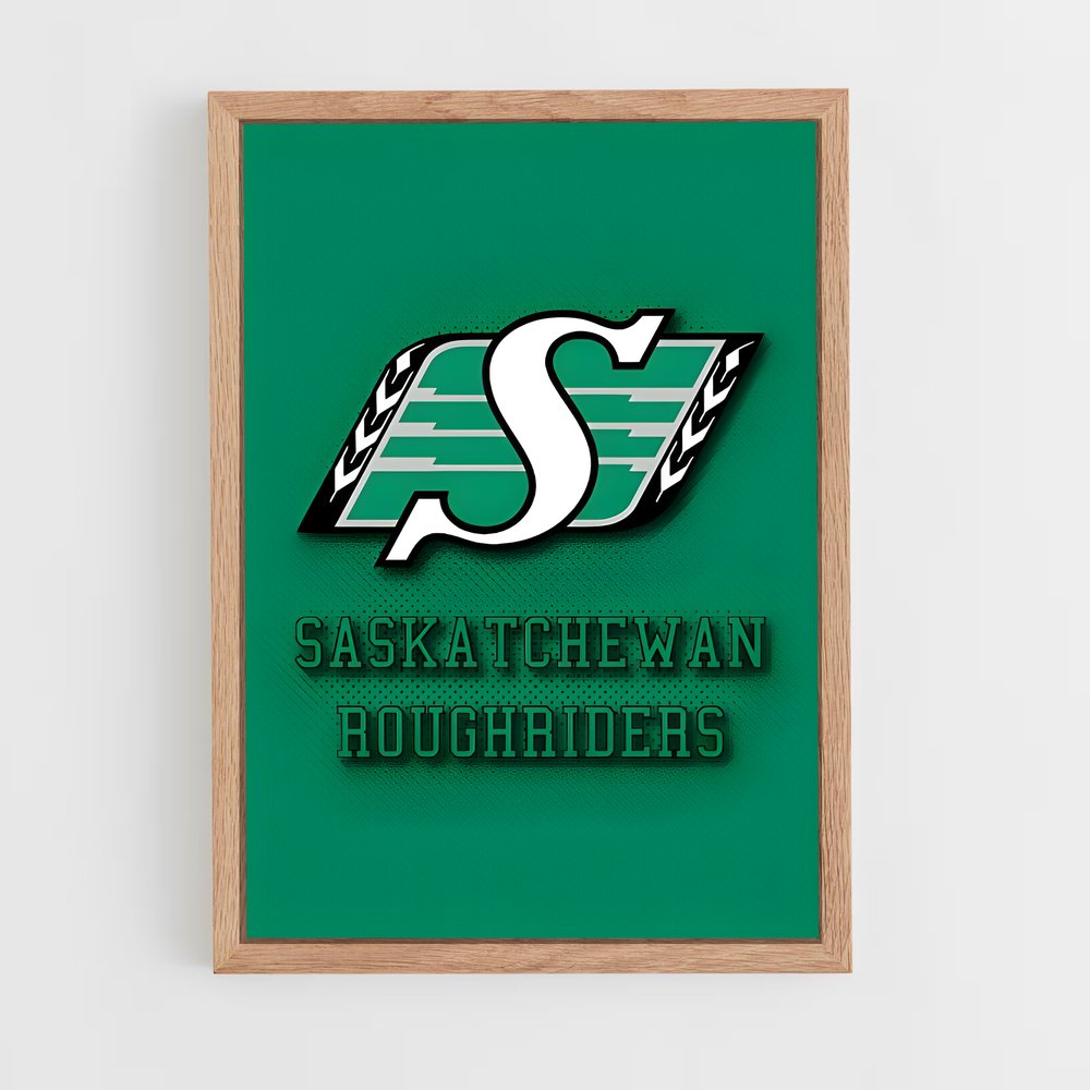 ap-saskatchewan roughriders-4 cadre Bois clair