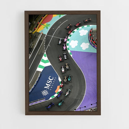 ap-saudi arabian grand prix-2 cadre Bois foncé