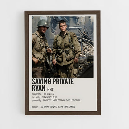 ap-saving private ryan-1 cadre Bois foncé
