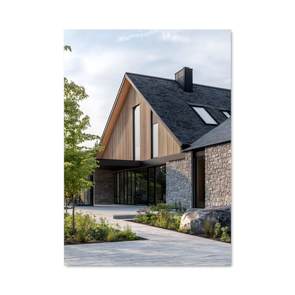 Poster Maison Nordique