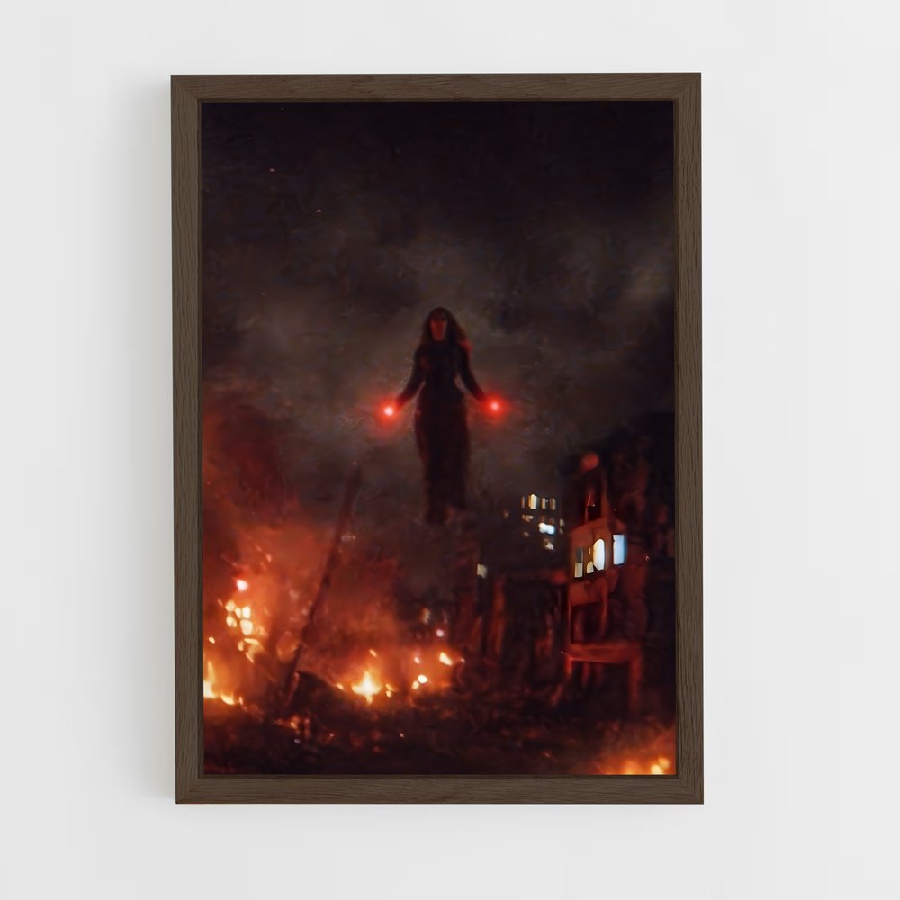 ap-scarlet witch-2 cadre Bois foncé