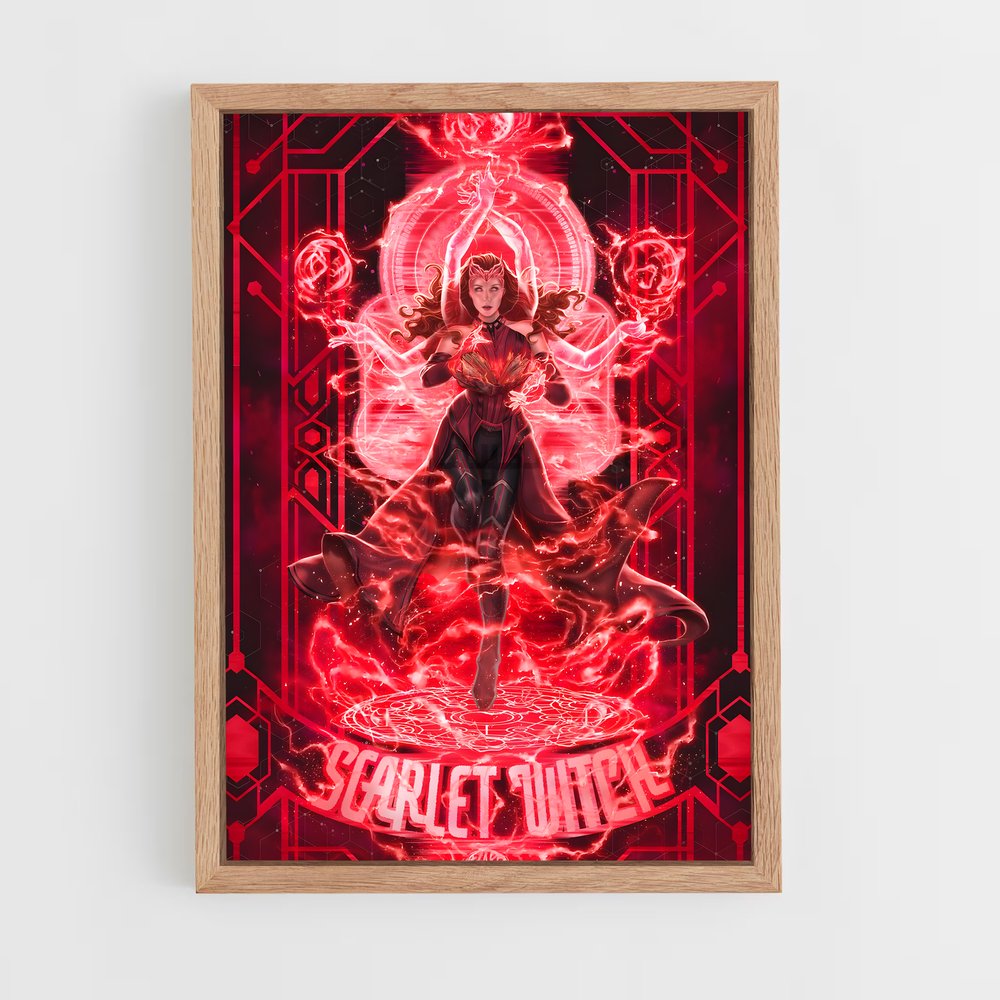 ap-scarlet witch-7 cadre Bois clair