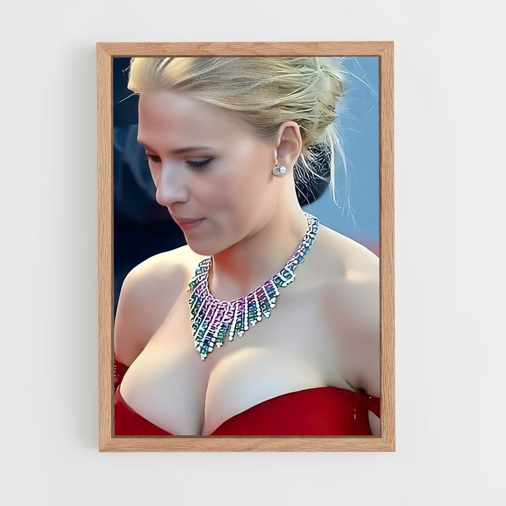 ap-scarlett johansson-11 cadre Bois clair
