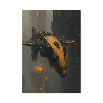 Poster Voyage Jaune