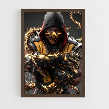 ap-scorpion-16 cadre Bois foncé