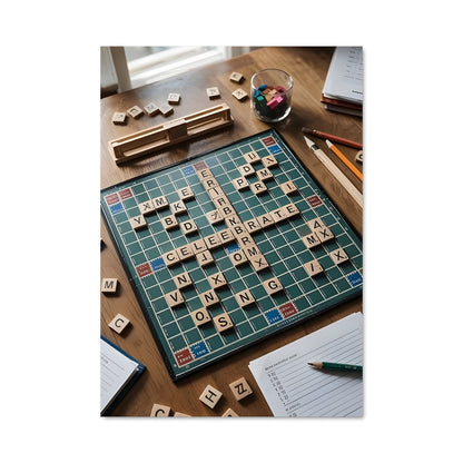 Poster Lettres en Jeu
