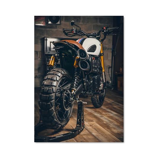 Poster Garagiste Moto