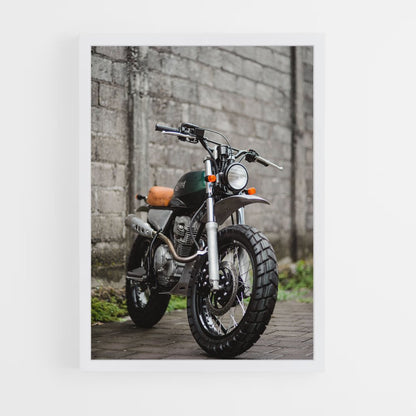 ap-scrambler cafe racer-1 cadre Blanc